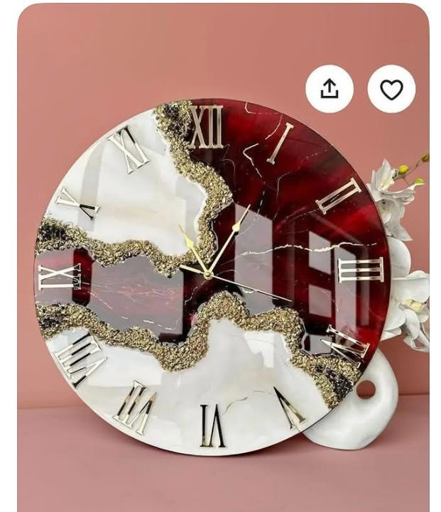 Beautiful Resin Wall Clock