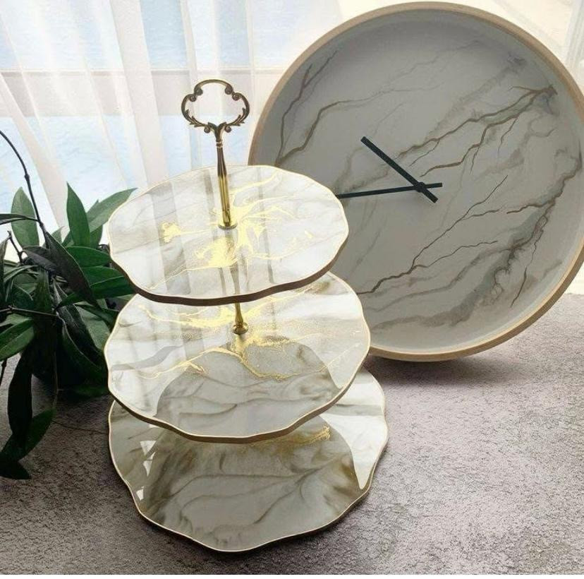 Serving/vanity tray Resin art